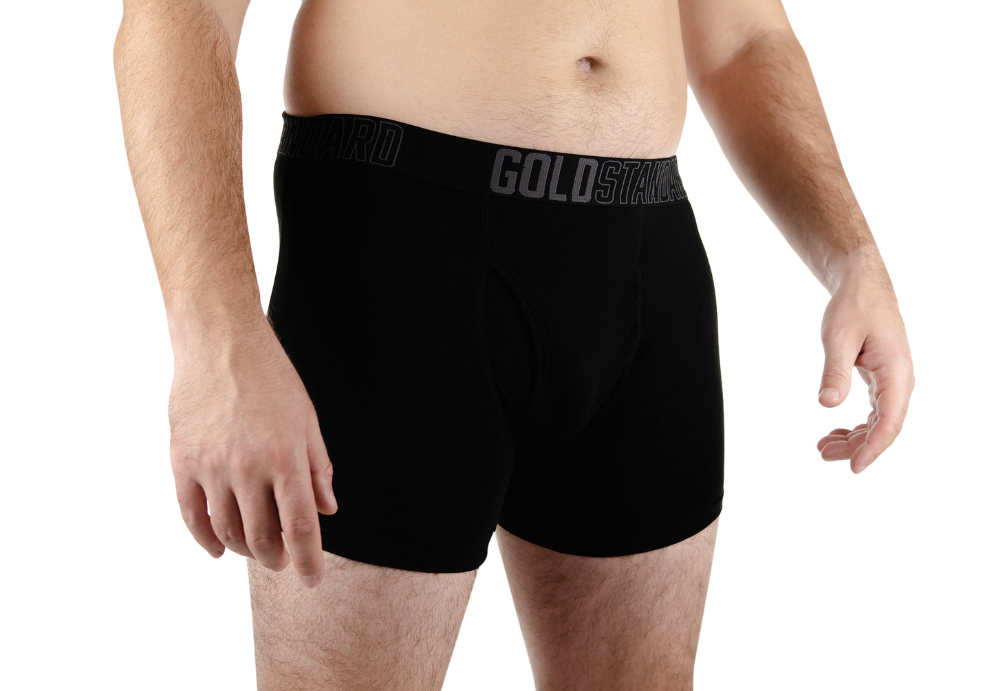 Gold Standard 4-Pack Men's Stretch Cotton Boxer Briefs