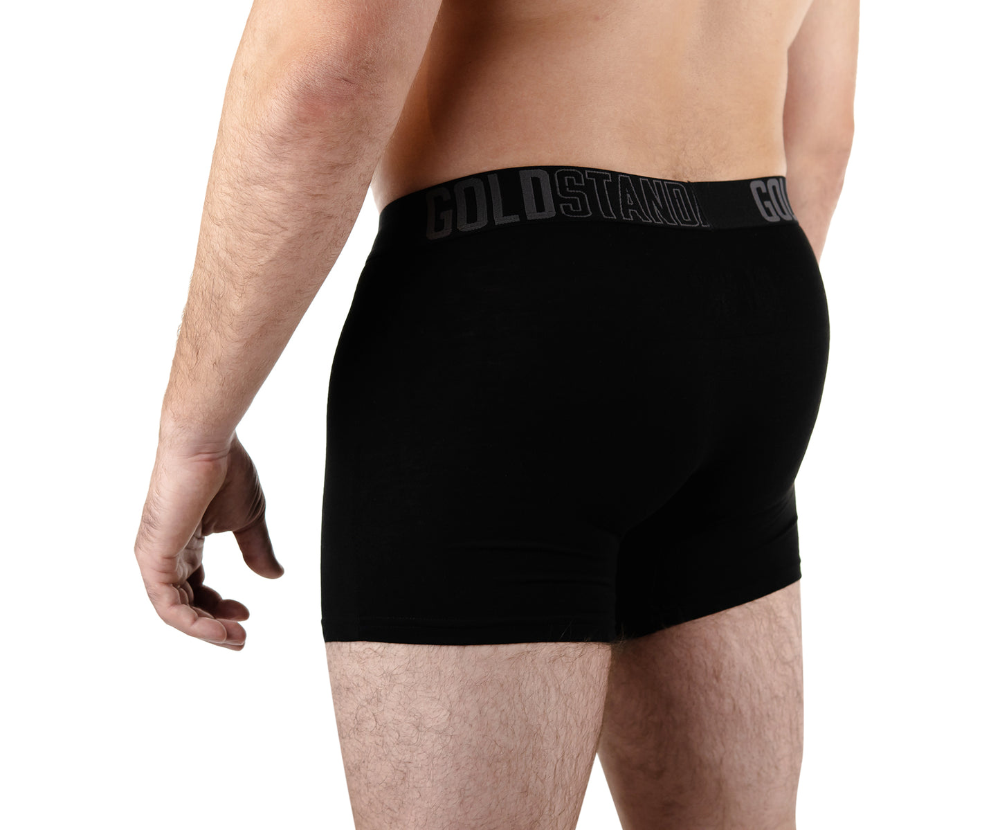 Gold Standard 4-Pack Men's Stretch Cotton Boxer Briefs