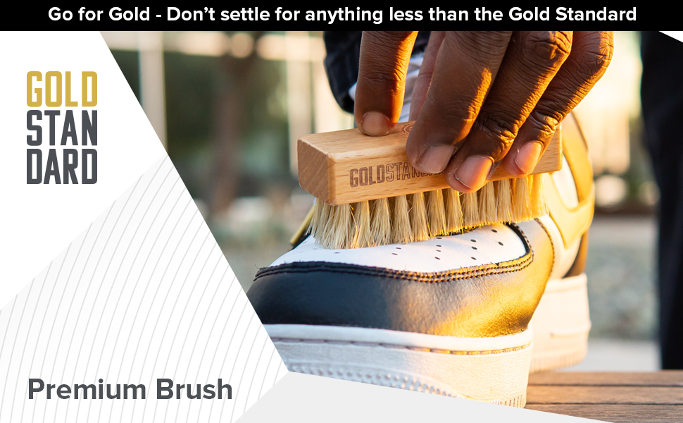 Gold Standard Premium Double Sided Shoe Cleaning Brush