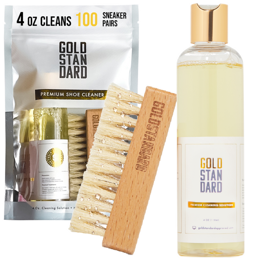 Premium Shoe Cleaner Kit Brush and Solution