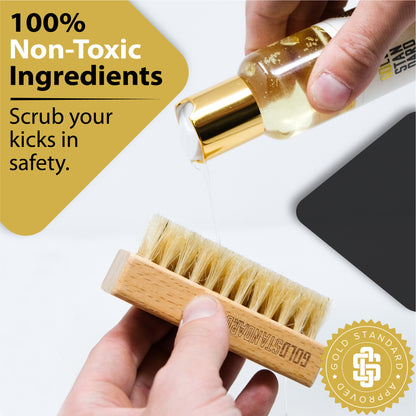 Premium Shoe Cleaner Kit Brush and Solution