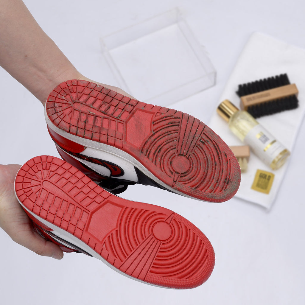 Premium Sneaker Cleaning Kit - 6 Oz. Shoe Cleaner, 1.4 Oz. Shoe Deodorizer  Spray, Soft & Hard Bristle Shoe Brushes - Shoe Cleaner for White Sneakers